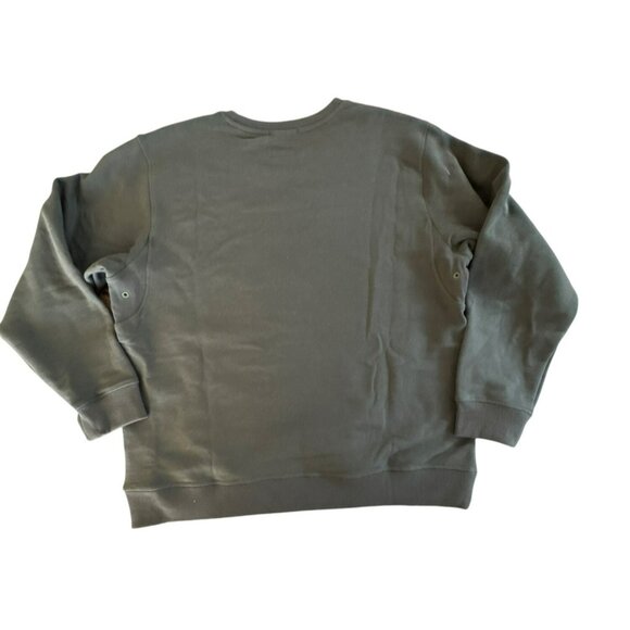 REI CO-OP Sweatshirt XL 80th Anniversary Staff Edition Crewneck Army Green NWT - Picture 6 of 6
